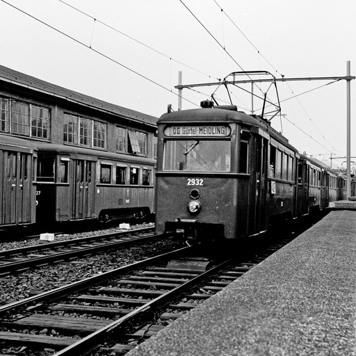 Stadtbahn, Wien, 1971, No. 1608HT - Sammlung Herbert Koeppel